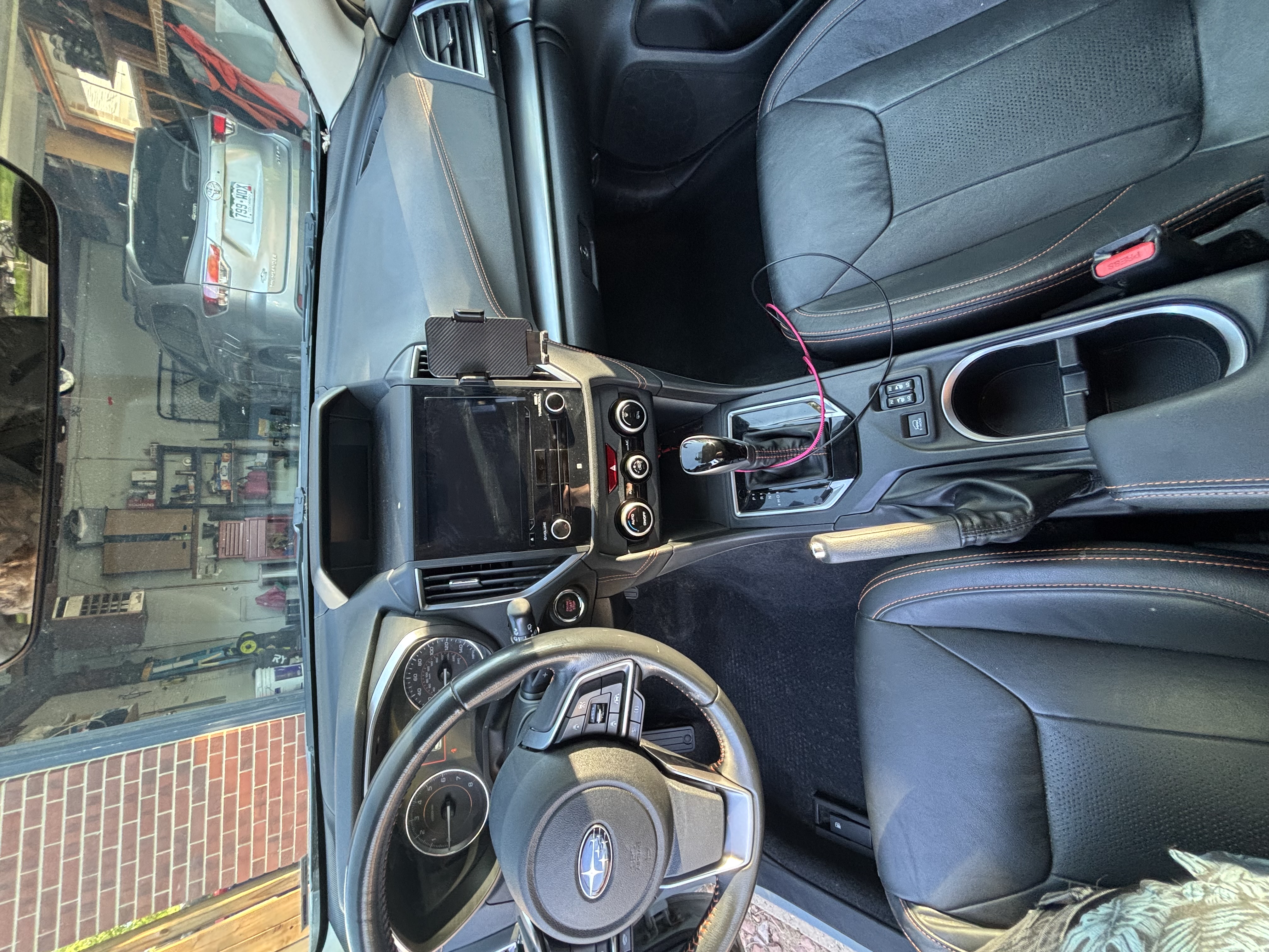 After - front center console view, clean and dressed